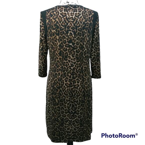 Chico's Animal Annie Leopard Print Dress 1 - Picture 2 of 9